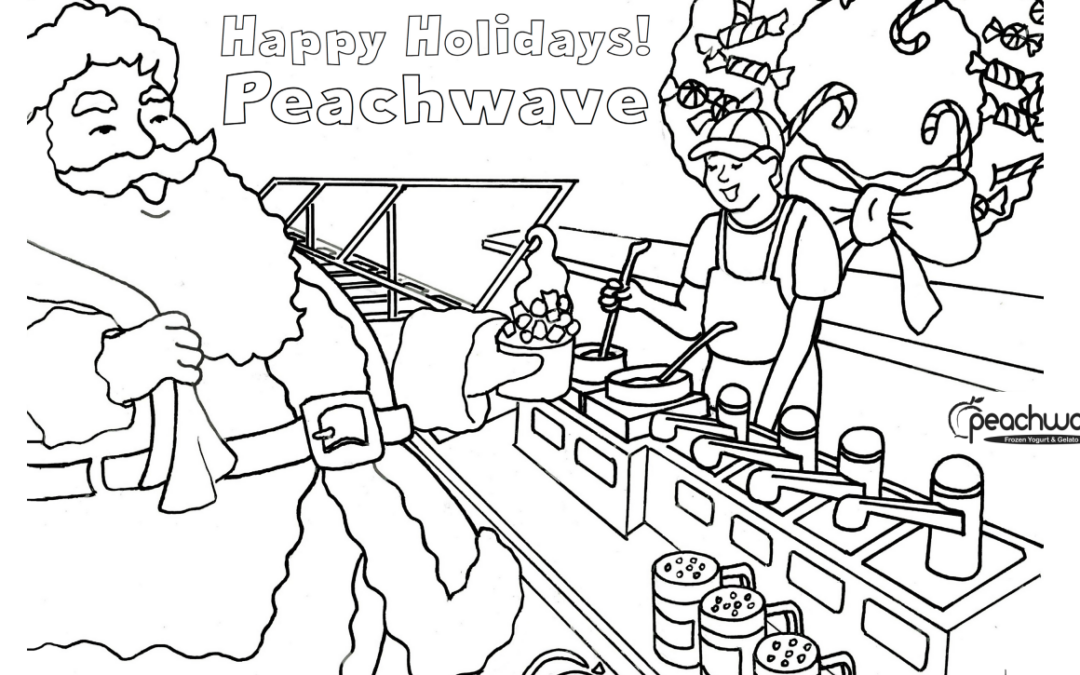 Peachwave Holiday Coloring Contest