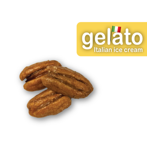 Butter Pecan Gelato  A classic favorite combining notes of pecan, with rich butter and a hint of sweet vanilla.