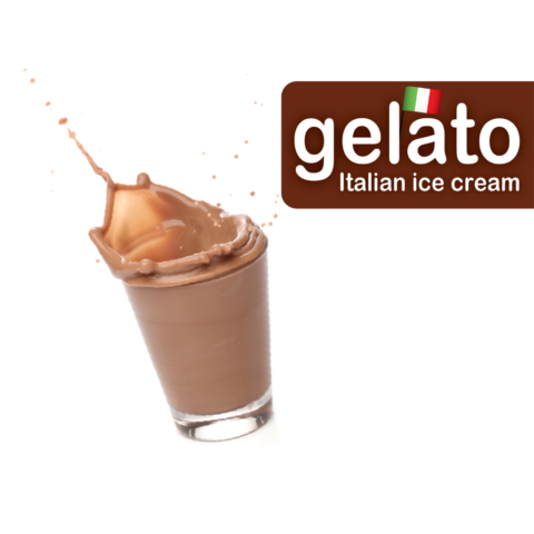 Chocolate Milk Gelato It’s that classic chocolate milk flavor you remember as a kid. But the only way you can drink this is if you blend it into a shake. Or melt it. Don’t melt it.