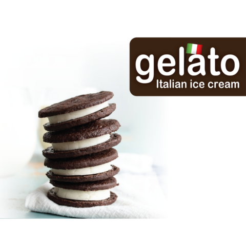 Double Stuff’t Cookies N’ Cream Gelato  A fan favorite because it’s packed with real chocolate wafers and extra vanilla cream filling.