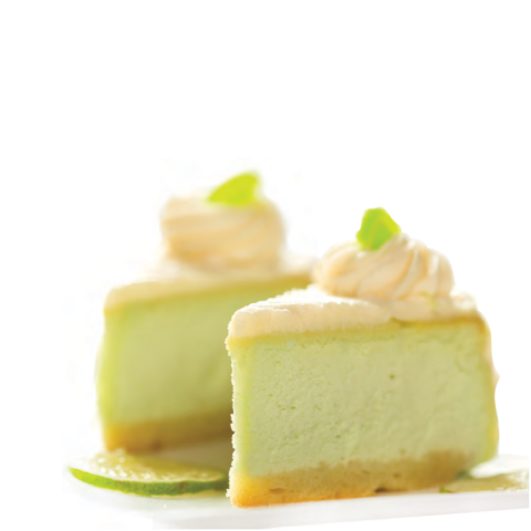 Key Lime Pie A classic Key West inspired rendition! The bitterness of key lime balances amazingly well with the sweetness of sugar in this uber creamy treat.