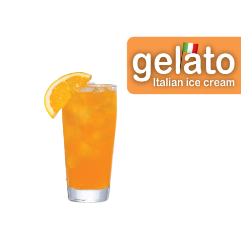 Orange Cream Soda Gelato Natural and artificial flavorDeliciously orange with a hint of vanilla cream notes.