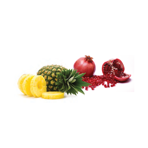 Pineapple Pomegranate Sour, sweet, fruity and refreshing all in one amazing flavor. *non-dairy