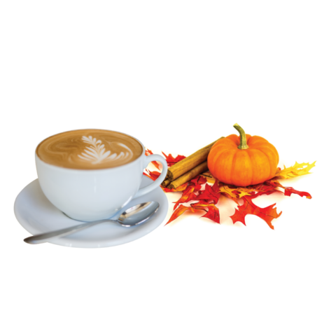 Pumpkin Spice Latte Natural and artificial flavorAn essential fall favorite, this flavor is creamy, subtly spiced, and made with real pumpkin puree.