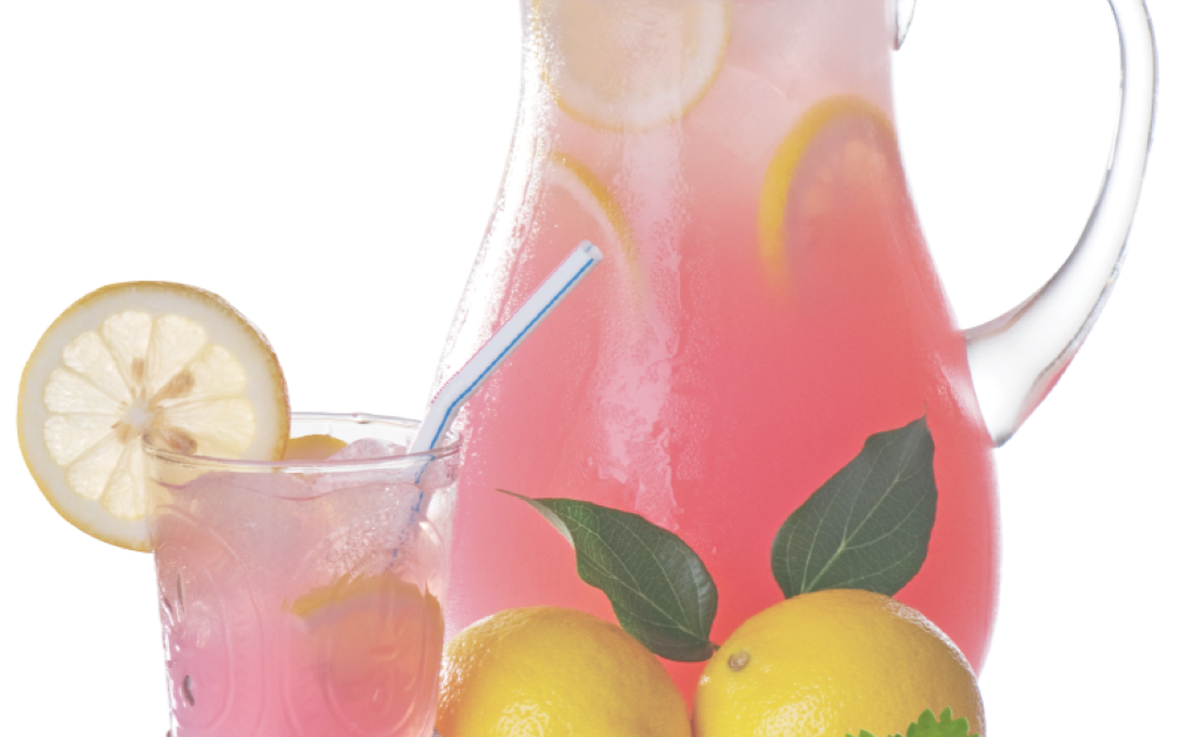 Strawberry Lemonade Sweet and tart, refreshing and delicious. *non-dairy