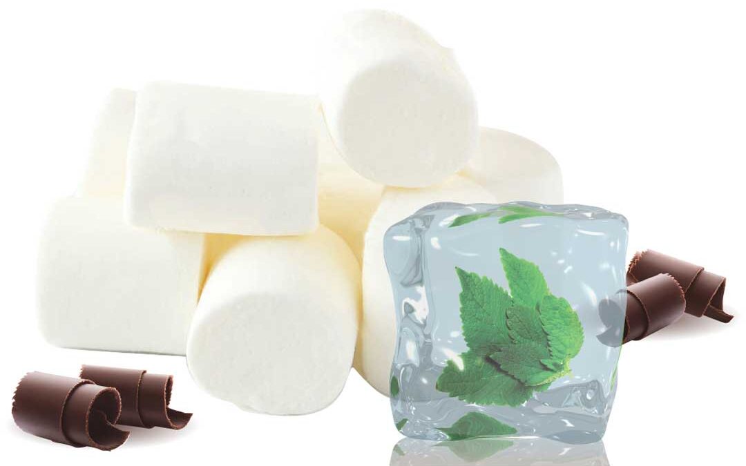 Arctic Mallow Kiss Enjoy a cool breeze of mint followed by fluffy mallow cream; finished with ribbons of silky smooth milk chocolate.