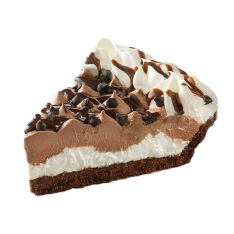 Mud Pie A rich and multi-layered flavor consisting of chocolate, whipped cream and cookie crumbs.
