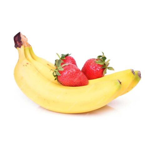 Strawberry Banana Natural and artificial flavorThe perfect quencher and refresher after a hard day of work or play. This smooth flavor is made with strawberries and bananas.