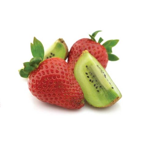 Strawberry Kiwi Natural and artificial flavorFresh and fruity. Top with fresh strawberries and kiwis for an extra fruity punch.