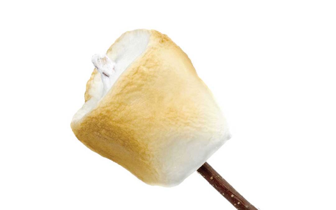 Toasted Marshmallow Natural and artificial flavorMelts in your mouth, just like the original. Top with graham cracker crumbs and chocolate for a s’more-inspired treat.