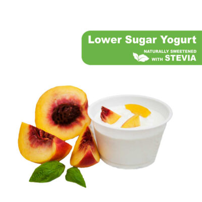 Peaches N’ CreamSweet and creamy, with the taste of fresh summer peaches. Sweetened with natural Stevia.