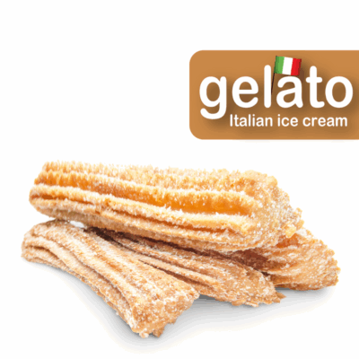 Churro Gelato Natural and artificial flavorThis creamy, caramel cinnamon-sugar delight is inspired by the classic churro pastry everyone loves—but with a Peachwave twist!