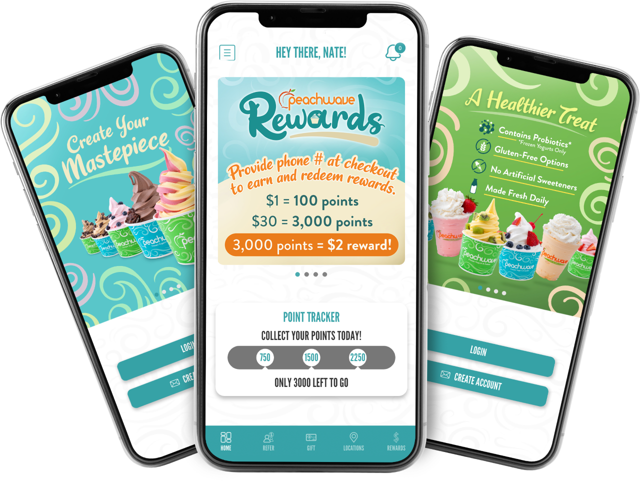 Peachwave App on Phones - v2